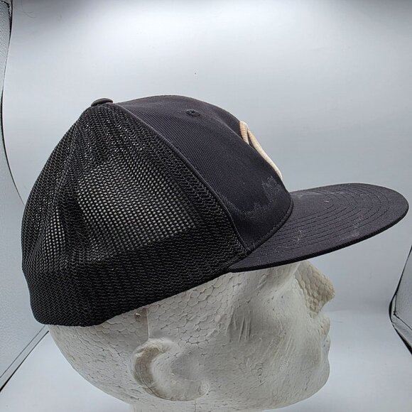 Pacific Headwear D-Series 405 S/M Black Mesh Trucker Baseball Hat Adjustable - Picture 4 of 9